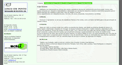 Desktop Screenshot of cincoemponto.com